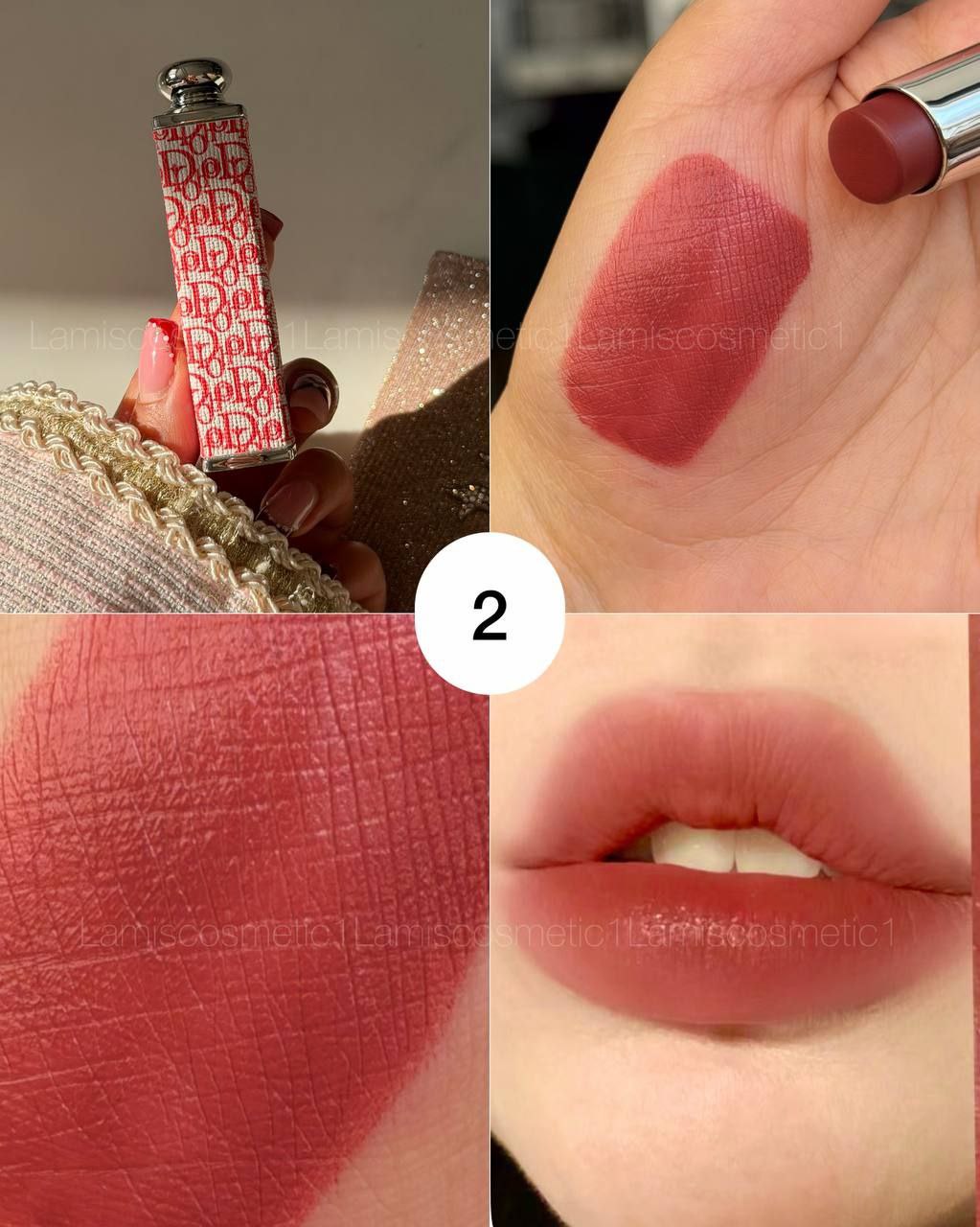 رژ لب جامد مخملی پیچی دوپ dior 01 - Image 5